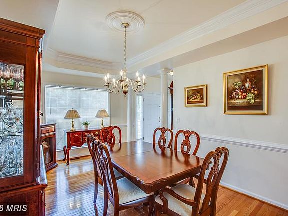 Check out the tray ceiling and decorative molding!