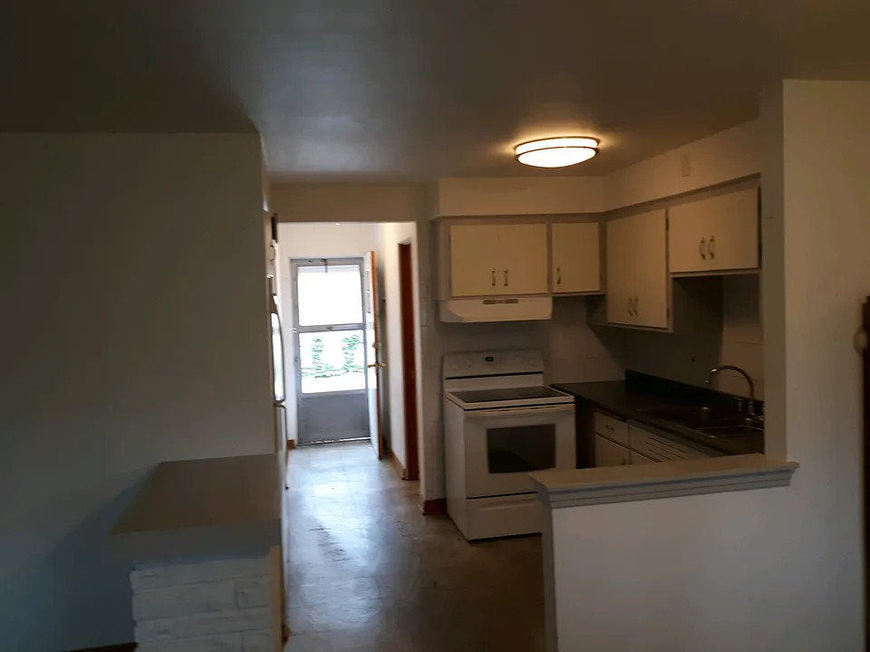kitchen and back door