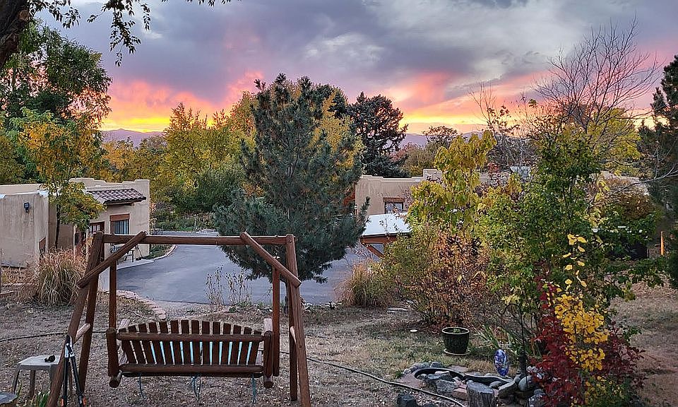 Sunset from the back yard 