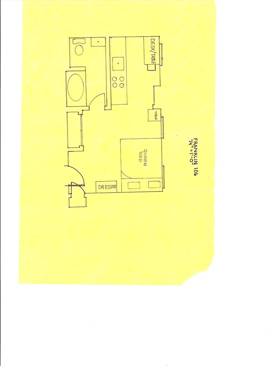 Floor plan Studio