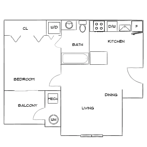 Floor plan Design 1A