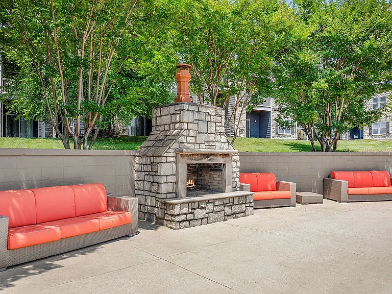 Providence Trail - Outdoor Fireplace