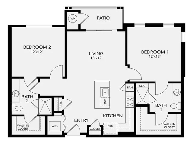 Floor plan B1d