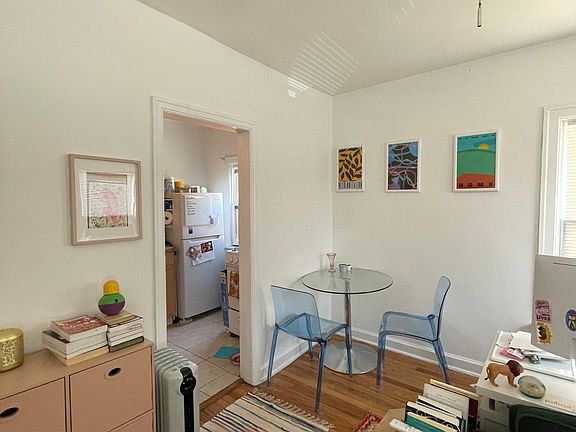 Dining space while occupied