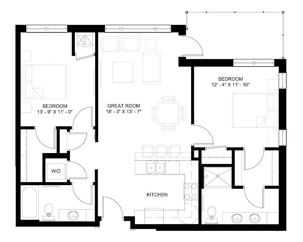 Floor plan The Denali (C7)