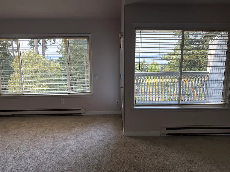 living room and dining room views