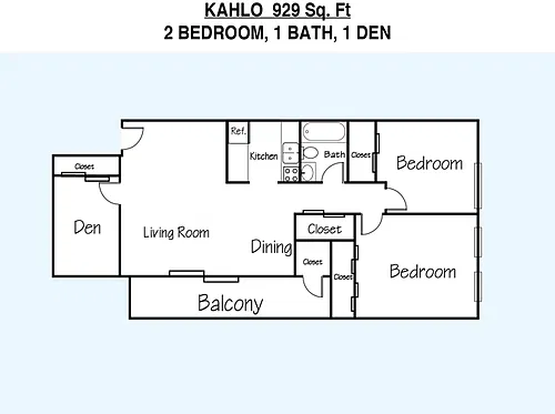 Floor plan Kahlo