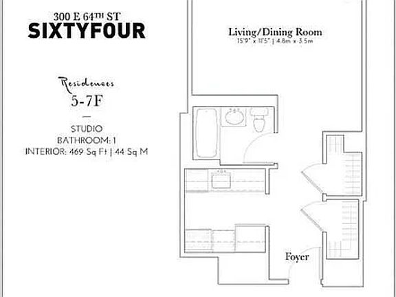 2nd image of 300 E 64th St APT 7F