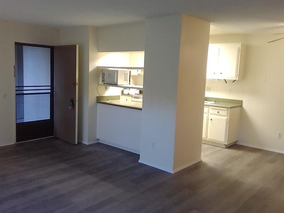 Kitchen from corner of Living Room