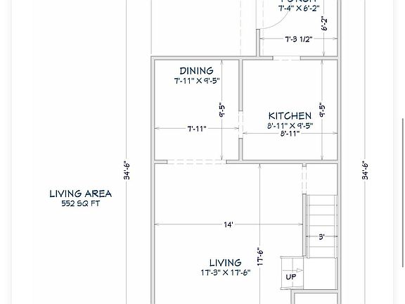 Main level floor plan.