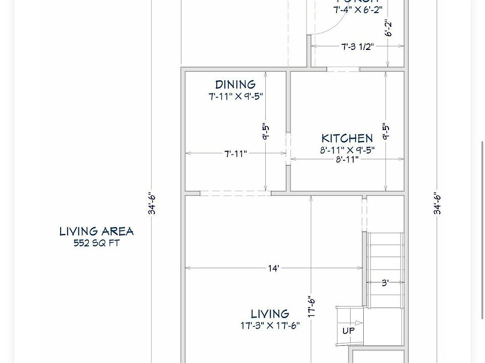 Main level floor plan.