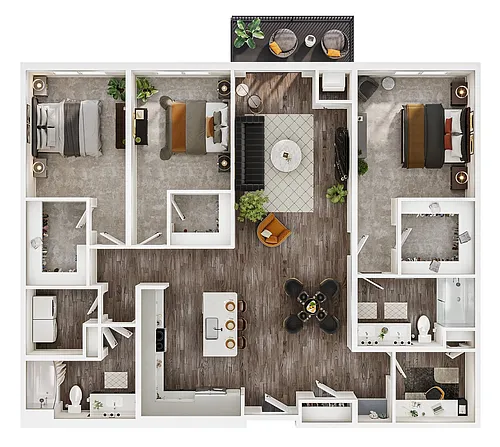 Floor plan C1