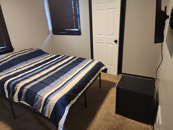 Master Bedroom has two closets.