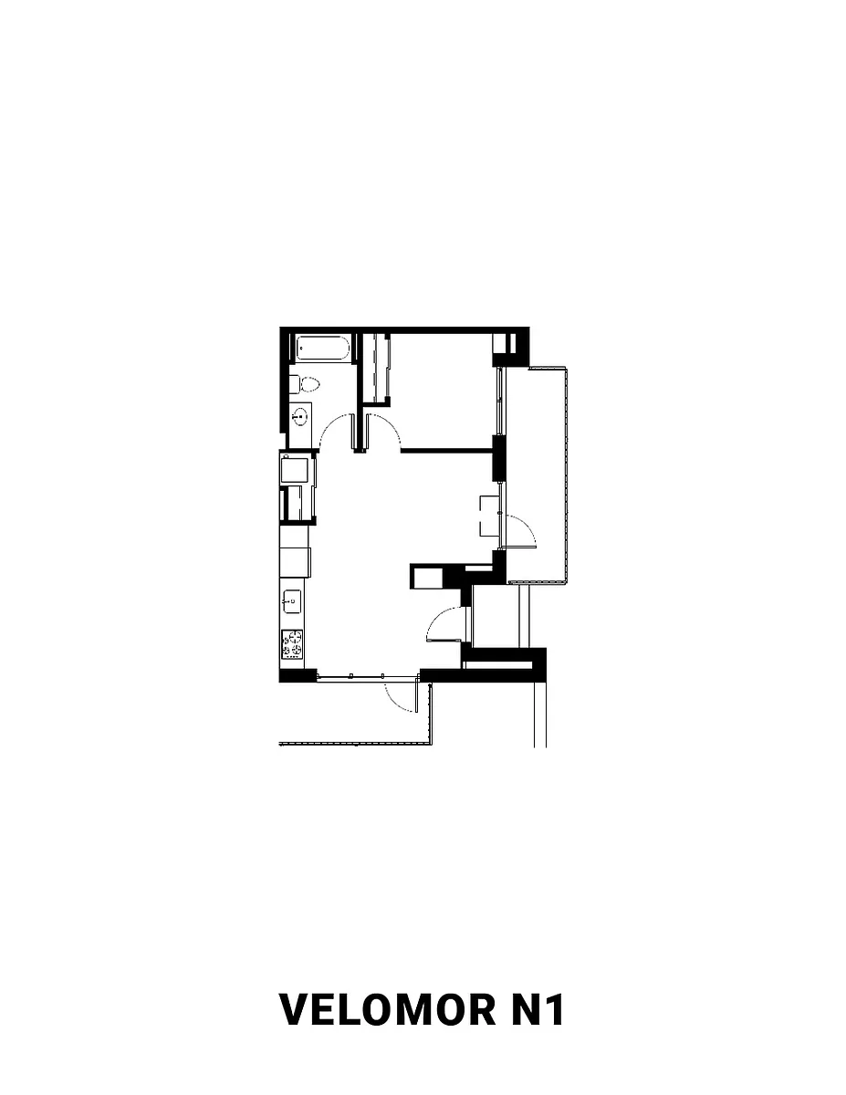Floor plan Velomor N1