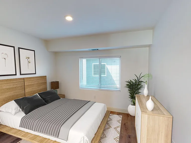 Bedroom 5. This image shows a virtually furnished space. Bedrooms come unfurnished.