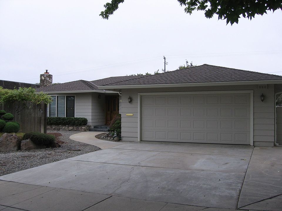 Custom-built home with low-maintenance front yard