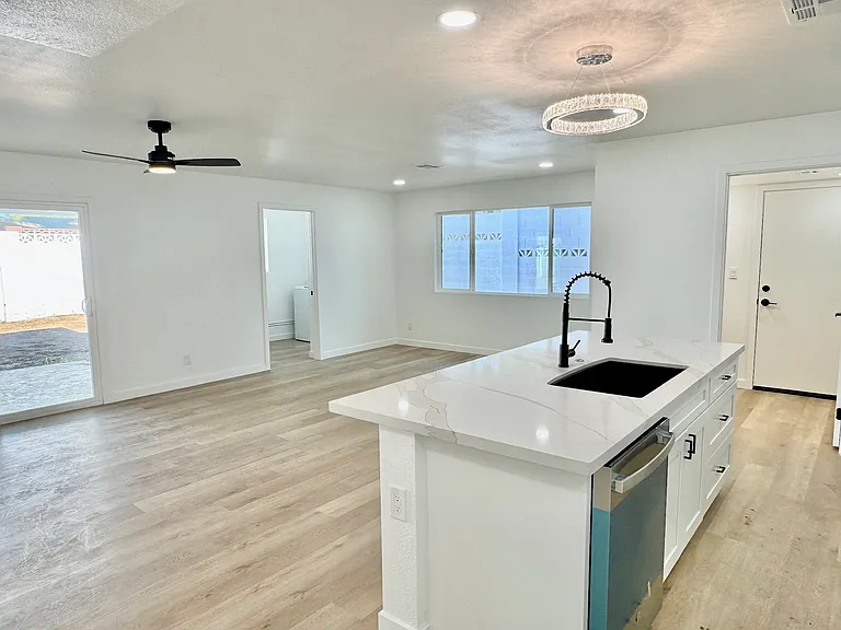 Kitchen/Dining/Living Space