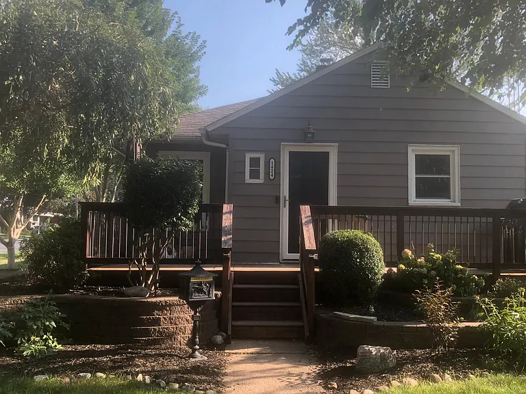 Entry with front patio