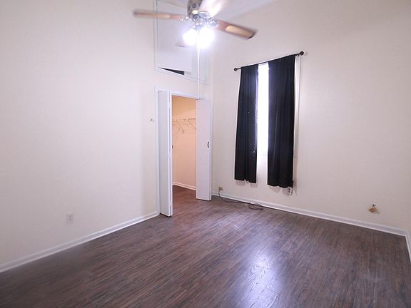 Bedroom one with huge closet and upper storage