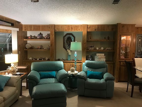 Built-in storage & shelves.