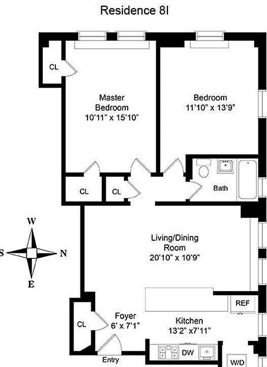 1st image of 535 W 110th St APT 8-I