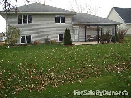 Back view of the house