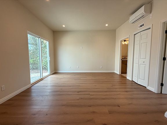Living room with high ceilings