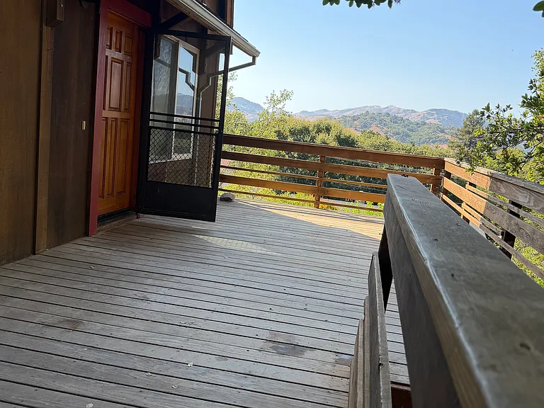 Front Deck with views