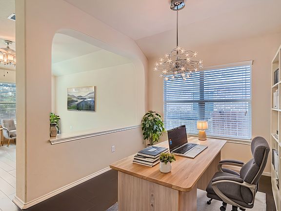 Virtually staged - flex space/ home office/ formal dining room