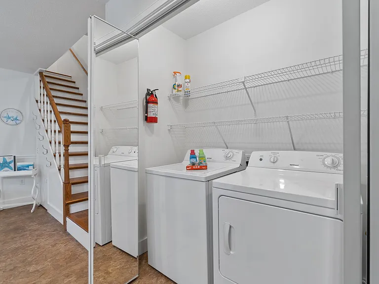 Laundry area with washer and dryer