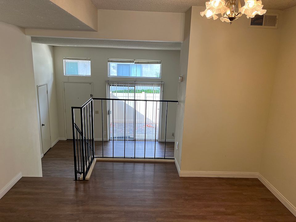 Looking down from diningroom
