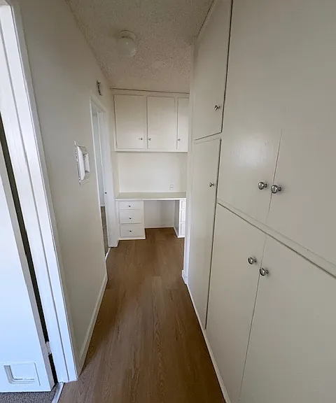 There is a lot of extra storage in the hallway
