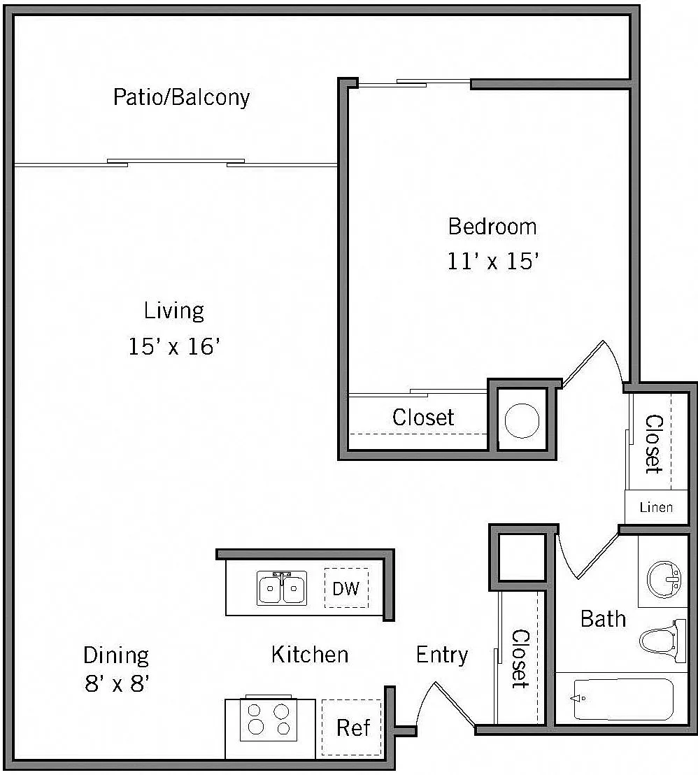 Floor plan 1H