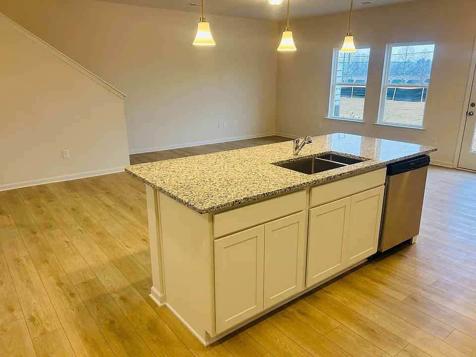 Large Kitchen Island with Dishwasher and Cabinet Storage