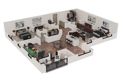Floor plan B3