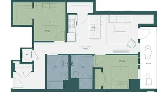 Floor plan B6
