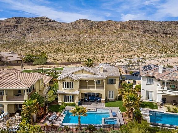 Aerial View of Backyard and Unobstructed Views of Mountain and Golf Course