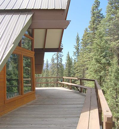 Looking south to lake