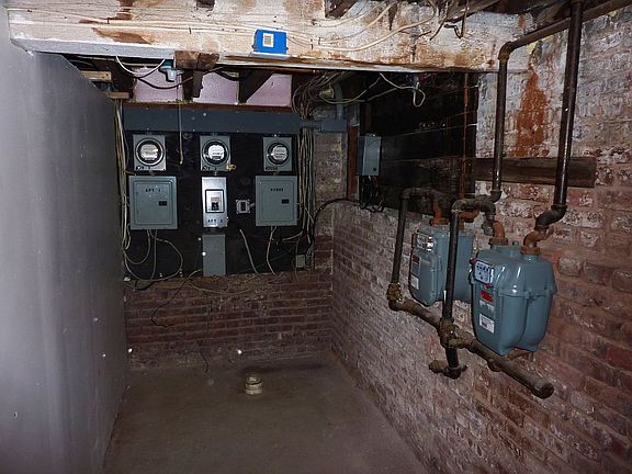 Basement Elec & Gas Meters