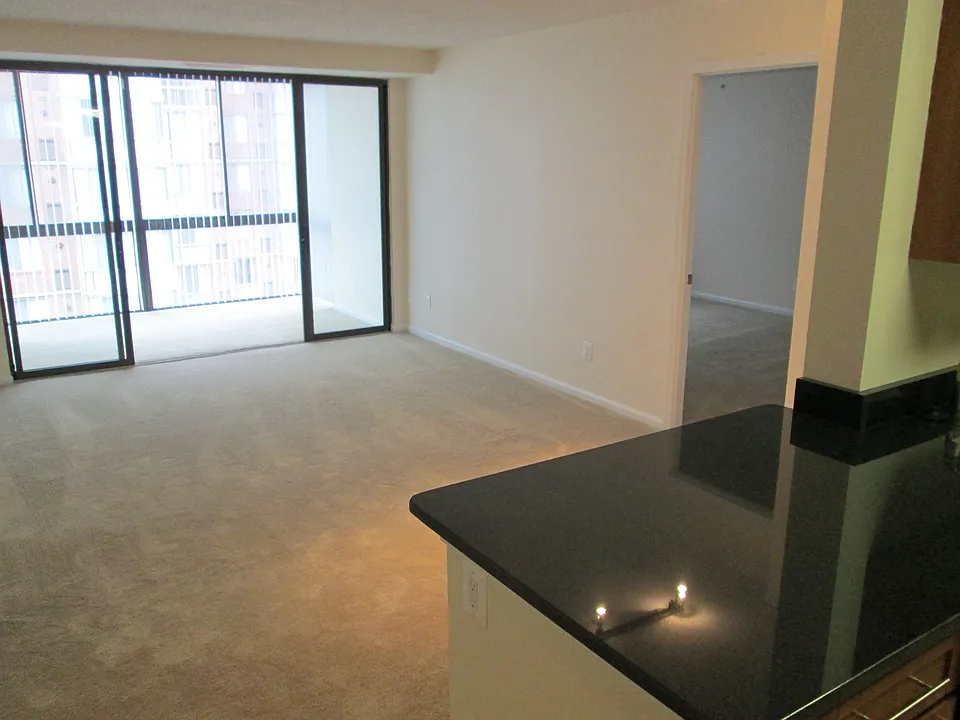 Kitchen and living room