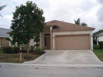 The front of the home during the time it was for sale.