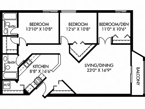 Floor plan Dunbar