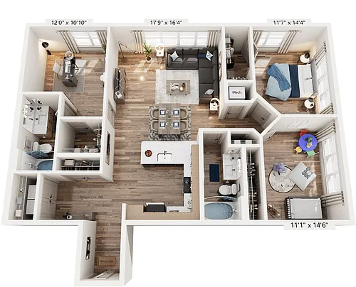 Floor plan Appomattox River