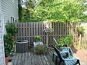 Private rear deck