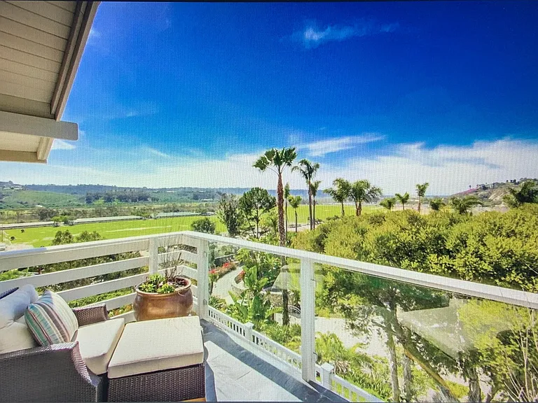Master balcony with beautiful views overlooking polo fields