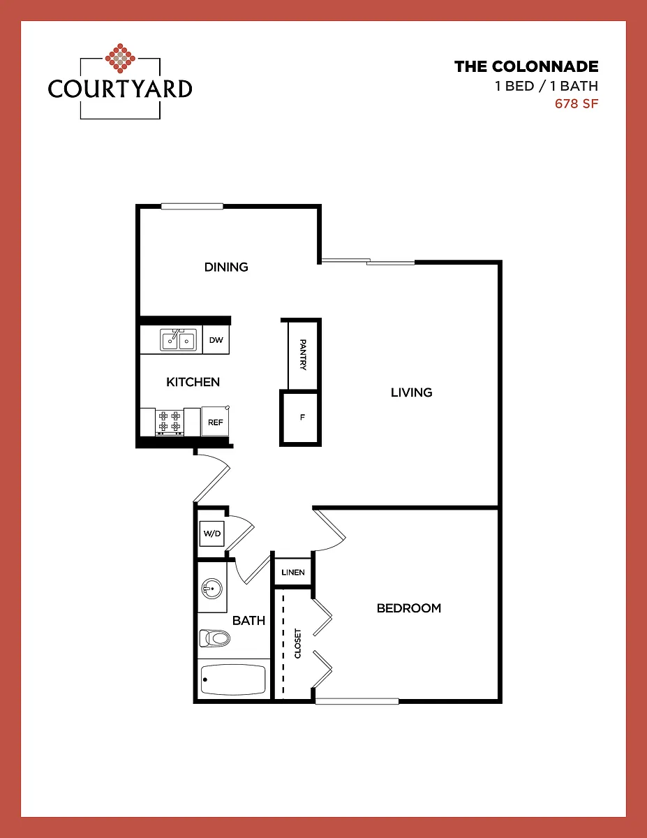 Floor plan The Colonnade