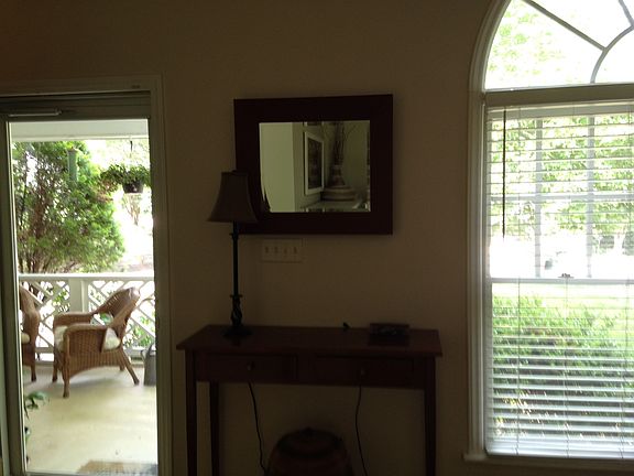 from the living room to front porch