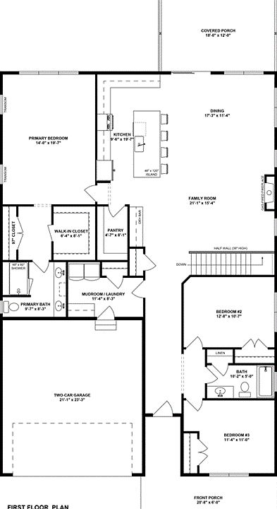 Sienna First Floor Plan