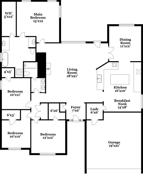 4 bed, 2.0 bath, 1976 sqft, $2,790 — Photo 2