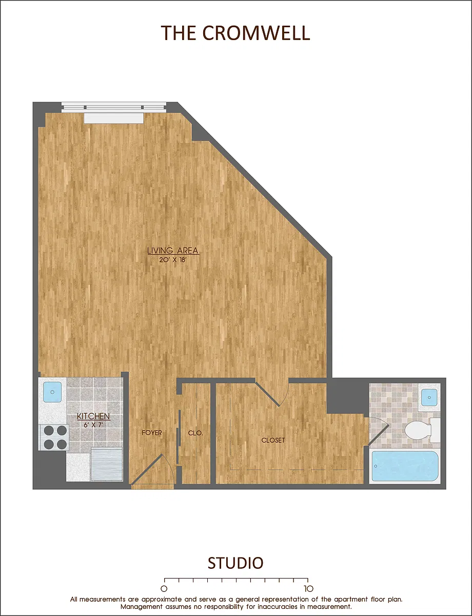 Floor plan Studio Large
